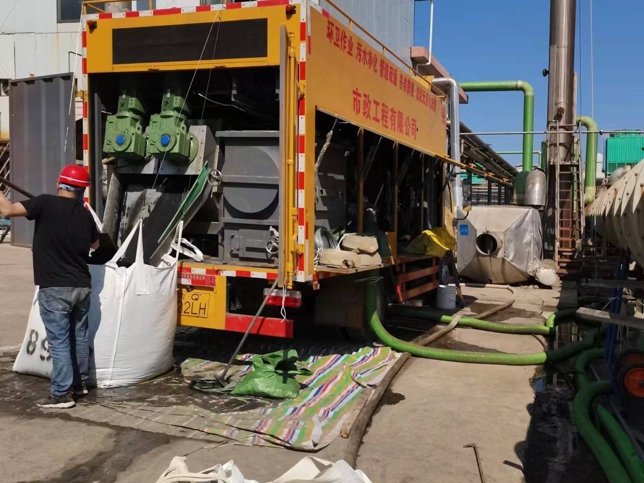 通榆淤泥压干处理